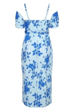 YOURS LONDON Curve Blue Floral Cold Shoulder Maxi Dress 13 YOURS LONDON Curve Blue Floral Cold Shoulder Maxi Dress -Plus Size Apparel Shop 76a7d406 6fbf 4e 161531 Y