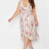 YOURS LONDON Curve White Floral Print Double Ruffle Wrap Dress 1 YOURS LONDON Curve White Floral Print Double Ruffle Wrap Dress -Plus Size Apparel Shop 770a9e55 c58e 40 162052 B