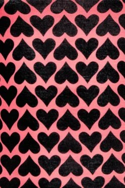 YOURS PETITE Curve Black & Pink Heart Print Square Neck Top -Plus Size Apparel Shop 7af80297 1ee5 45 174616 Z