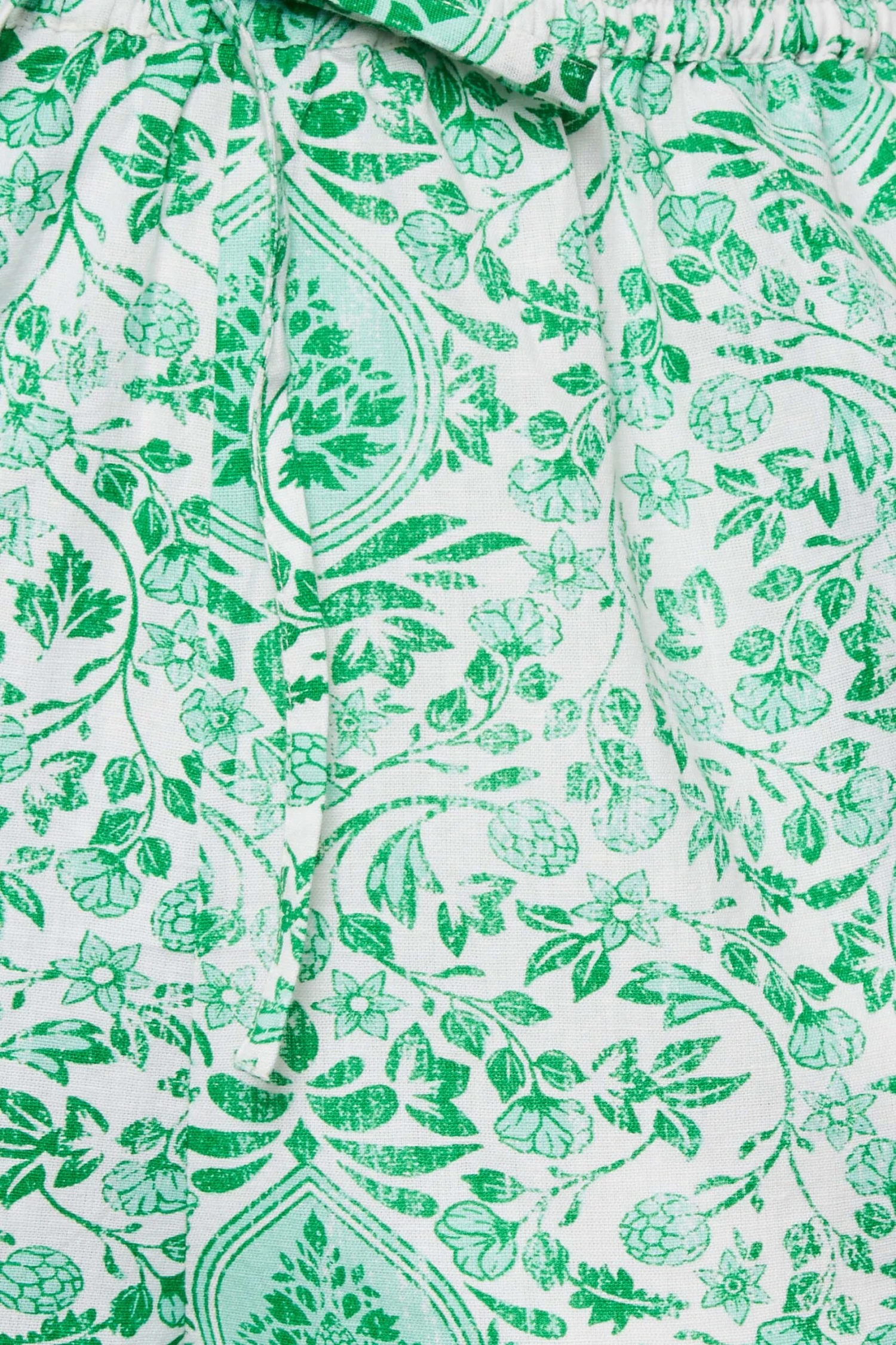 LIMITED COLLECTION Curve Green Paisley Print Shorts 4 LIMITED COLLECTION Curve Green Paisley Print Shorts - Image 2