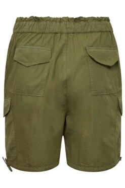 LIMITED COLLECTION Curve Khaki Green Paperbag Cargo Shorts 13 LIMITED COLLECTION Curve Khaki Green Paperbag Cargo Shorts -Plus Size Apparel Shop 7e698100 9a61 4f 215484 Y