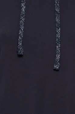 YOURS Curve Navy Blue Pocket Hoodie Dress -Plus Size Apparel Shop 8e96363c c1fc 44 301732 Z