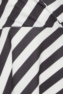 YOURS PETITE Curve Black & White Stripe Wrap Dress 11 YOURS PETITE Curve Black & White Stripe Wrap Dress -Plus Size Apparel Shop 9006b6fd df94 4e 174605 Z