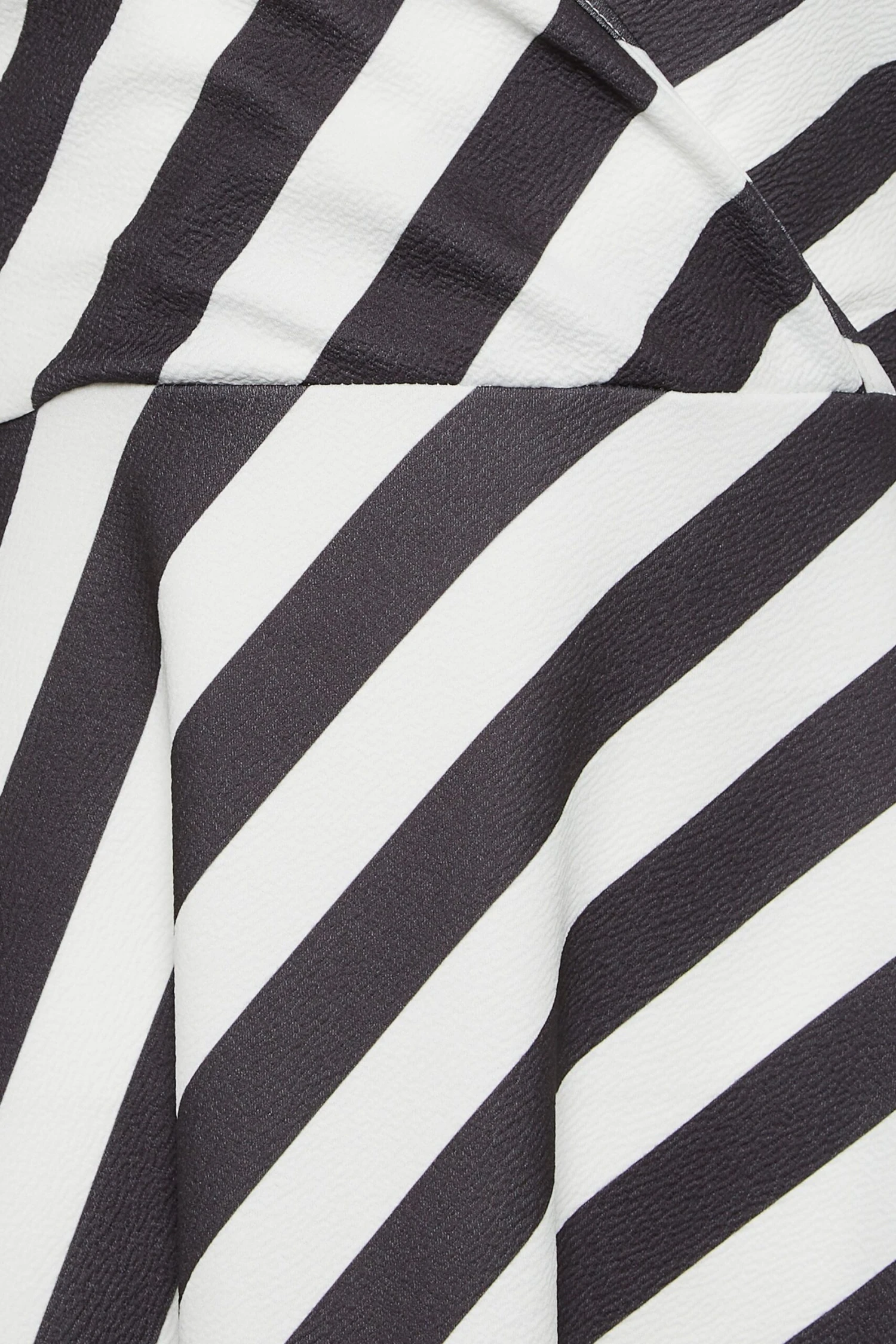 YOURS PETITE Curve Black & White Stripe Wrap Dress 6 YOURS PETITE Curve Black & White Stripe Wrap Dress - Image 4