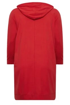 YOURS Curve Red Pocket Hoodie Dress -Plus Size Apparel Shop 921a458b 1c65 49 301730 Y