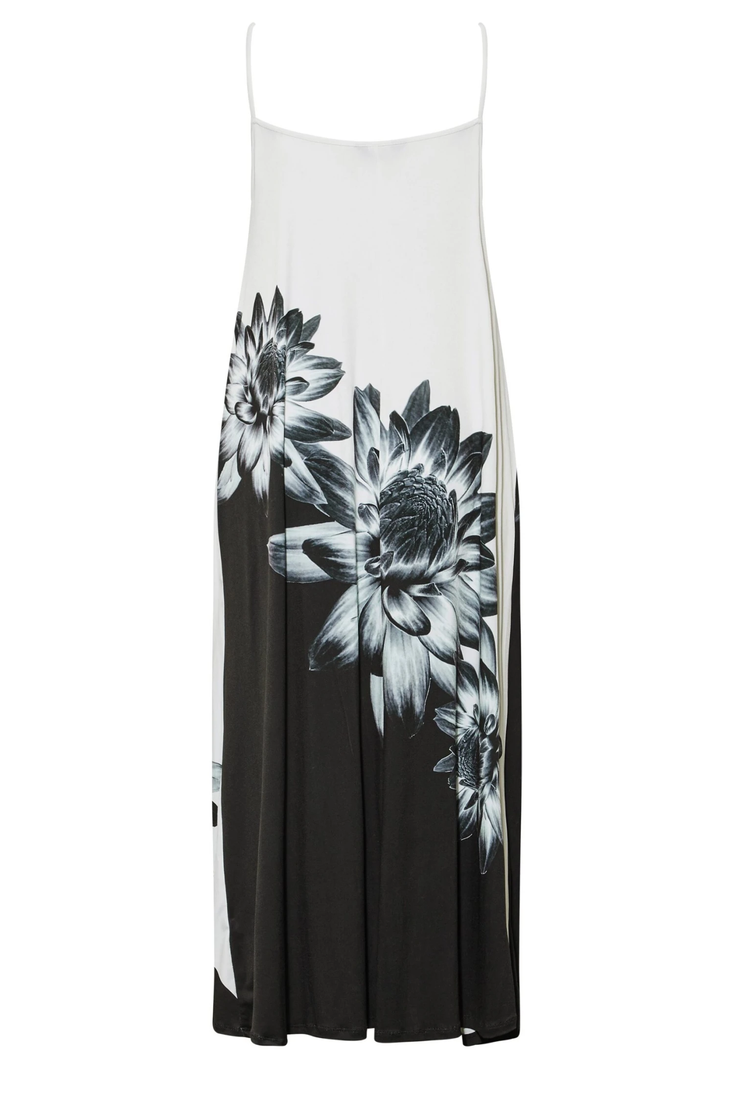 YOURS Curve White Floral Print Colour Block Maxi Dress 8 YOURS Curve White Floral Print Colour Block Maxi Dress - Image 6