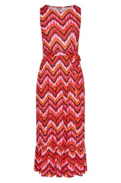 YOURS LONDON Curve Orange Geometric Print Tiered Maxi Dress -Plus Size Apparel Shop 9b5bb4d5 95d0 4d 161588 X