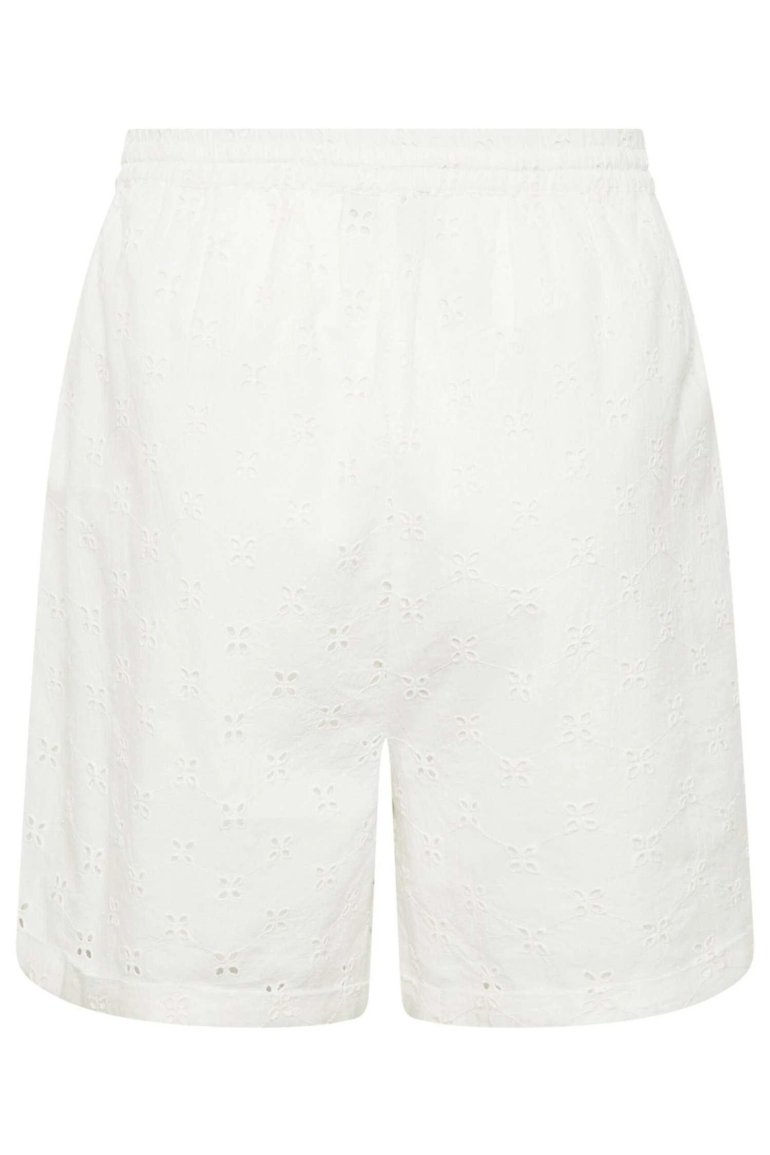 LIMITED COLLECTION Curve White Broderie Anglaise Shorts 7 LIMITED COLLECTION Curve White Broderie Anglaise Shorts - Image 5