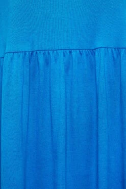 YOURS Curve Cobalt Blue Frill Sleeve Smock Dress -Plus Size Apparel Shop 9c0a5ecd 793e 44 301855 Z
