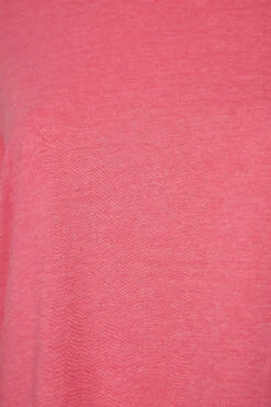YOURS Curve Pink Marl Long Sleeve T-Shirt -Plus Size Apparel Shop 9dd089ff 3ac8 42 191724 S