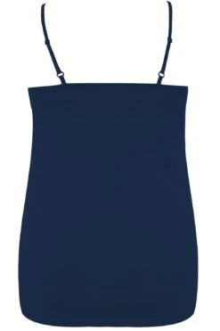 YOURS Curve Navy Blue Cami Vest Top 10 YOURS Curve Navy Blue Cami Vest Top -Plus Size Apparel Shop COTTON ELASTANE CAMI VEST NAVY 133754 63b3