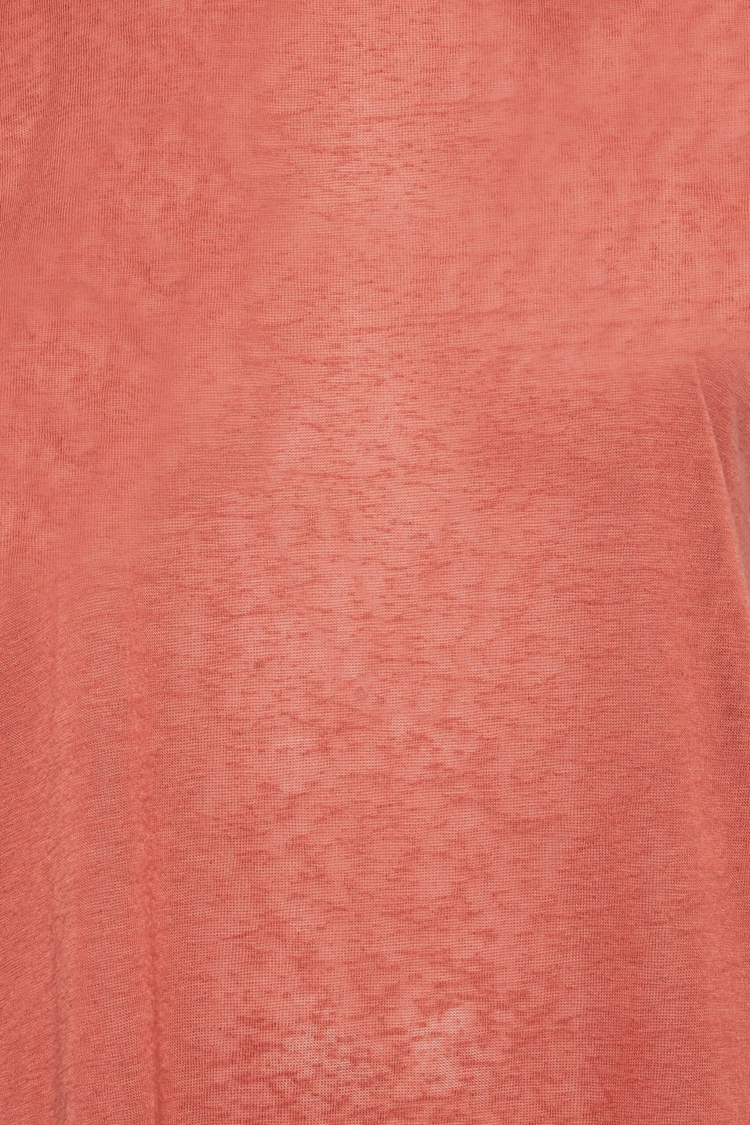 YOURS Curve Rust Orange Linen Look T-Shirt 6 YOURS Curve Rust Orange Linen Look T-Shirt - Image 4