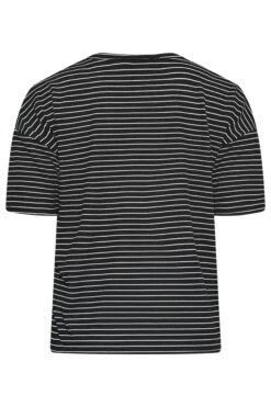 YOURS PETITE Curve Black Stripe T-Shirt 13 YOURS PETITE Curve Black Stripe T-Shirt -Plus Size Apparel Shop a696b7e1 e632 47 174598 Y