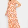 YOURS Curve Orange Floral Tiered Maxi Sundress 2 YOURS Curve Orange Floral Tiered Maxi Sundress -Plus Size Apparel Shop a6a931ab 14df 4d 137360 A
