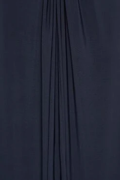YOURS LONDON Curve Navy Blue Knot Front Maxi Dress -Plus Size Apparel Shop a746f23d 6166 43 162140 Z