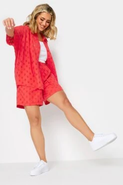 LIMITED COLLECTION Curve Coral Orange Broderie Anglaise Shorts 11 LIMITED COLLECTION Curve Coral Orange Broderie Anglaise Shorts -Plus Size Apparel Shop a8722266 3f39 48 215526 B