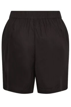 YOURS Curve Black Woven Shorts -Plus Size Apparel Shop a87d8645 9a9c 49 144796 Y