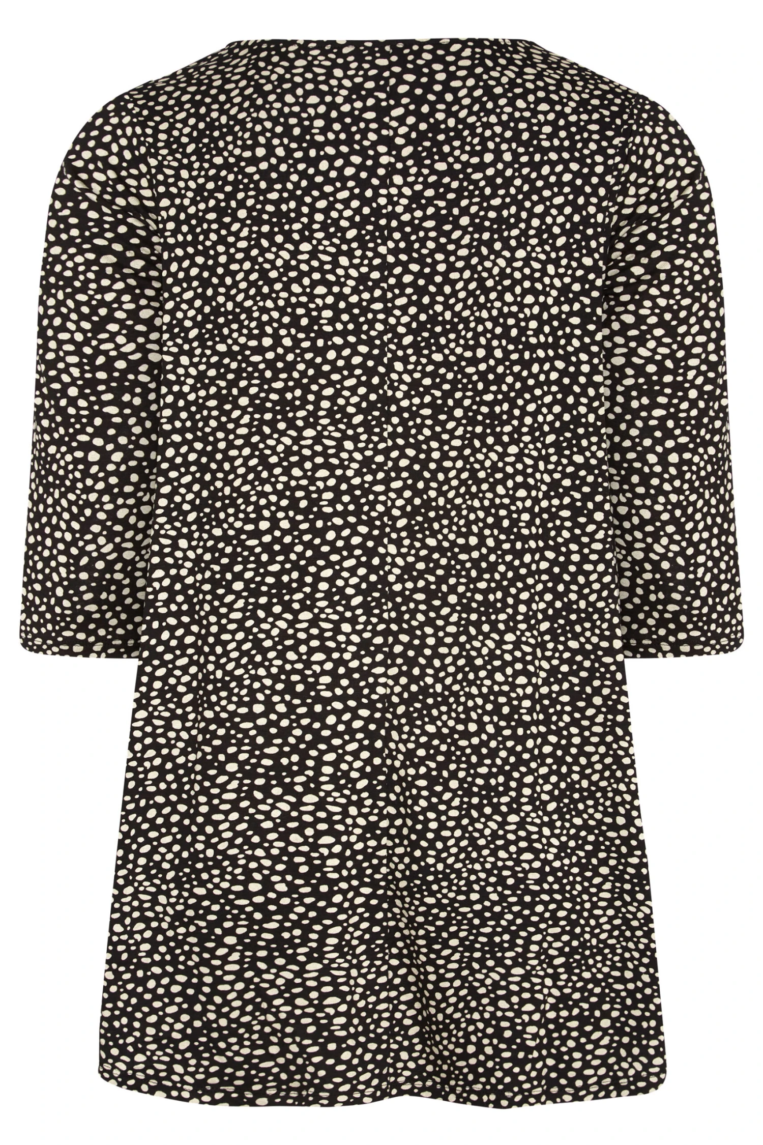 YOURS Curve Black Spot Lace Up Top 8 YOURS Curve Black Spot Lace Up Top - Image 6