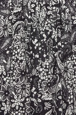 YOURS Curve Black Paisley Print Wrap Maxi Dress -Plus Size Apparel Shop a9a0bc30 ca96 42 302074 Z