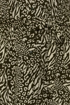 YOURS Curve Black & Beige Animal Print Spilt Hem Maxi Shirt Dress -Plus Size Apparel Shop af3962d3 97bd 4c 301489 Z