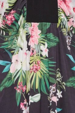 YOURS LONDON Curve Black Tropical Print Maxi Dress -Plus Size Apparel Shop b2e3869c f733 48 162186 Z
