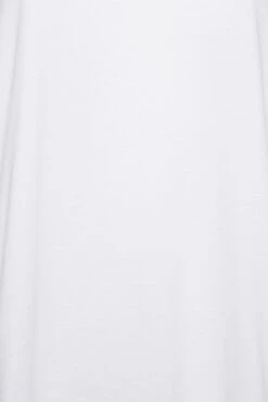 YOURS Curve White Frill Sleeve T-Shirt 11 YOURS Curve White Frill Sleeve T-Shirt -Plus Size Apparel Shop b45e5ba1 f042 43 320651 Z