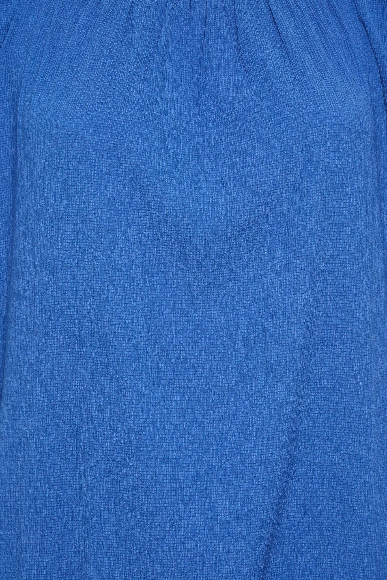 YOURS Curve Blue Textured Bubble Hem Top 5 YOURS Curve Blue Textured Bubble Hem Top - Image 3