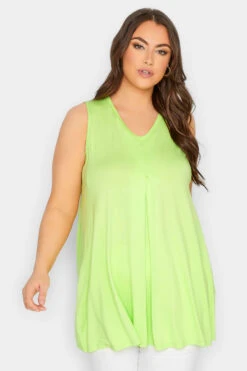 YOURS Curve Lime Green Swing Vest Top 13 YOURS Curve Lime Green Swing Vest Top -Plus Size Apparel Shop bf9400f4 9772 44 320848 A