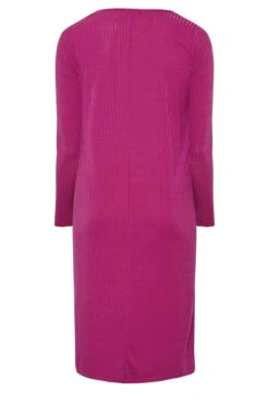 LIMITED COLLECTION Curve Pink Ribbed Dress 13 LIMITED COLLECTION Curve Pink Ribbed Dress -Plus Size Apparel Shop c0b7cf3a 1d3f 49 215184 Y