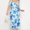 YOURS LONDON Curve Blue Floral Cold Shoulder Maxi Dress 2 YOURS LONDON Curve Blue Floral Cold Shoulder Maxi Dress -Plus Size Apparel Shop c349bc21 c847 42 161531 B