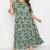YOURS Curve Black Floral Print Maxi Dress -Plus Size Apparel Shop cabb89cf 46e2 4b 173942 B