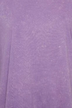 YOURS Curve Purple Acid Wash Tunic T-Shirt -Plus Size Apparel Shop ce0fd2db 97eb 4e 320702 Z
