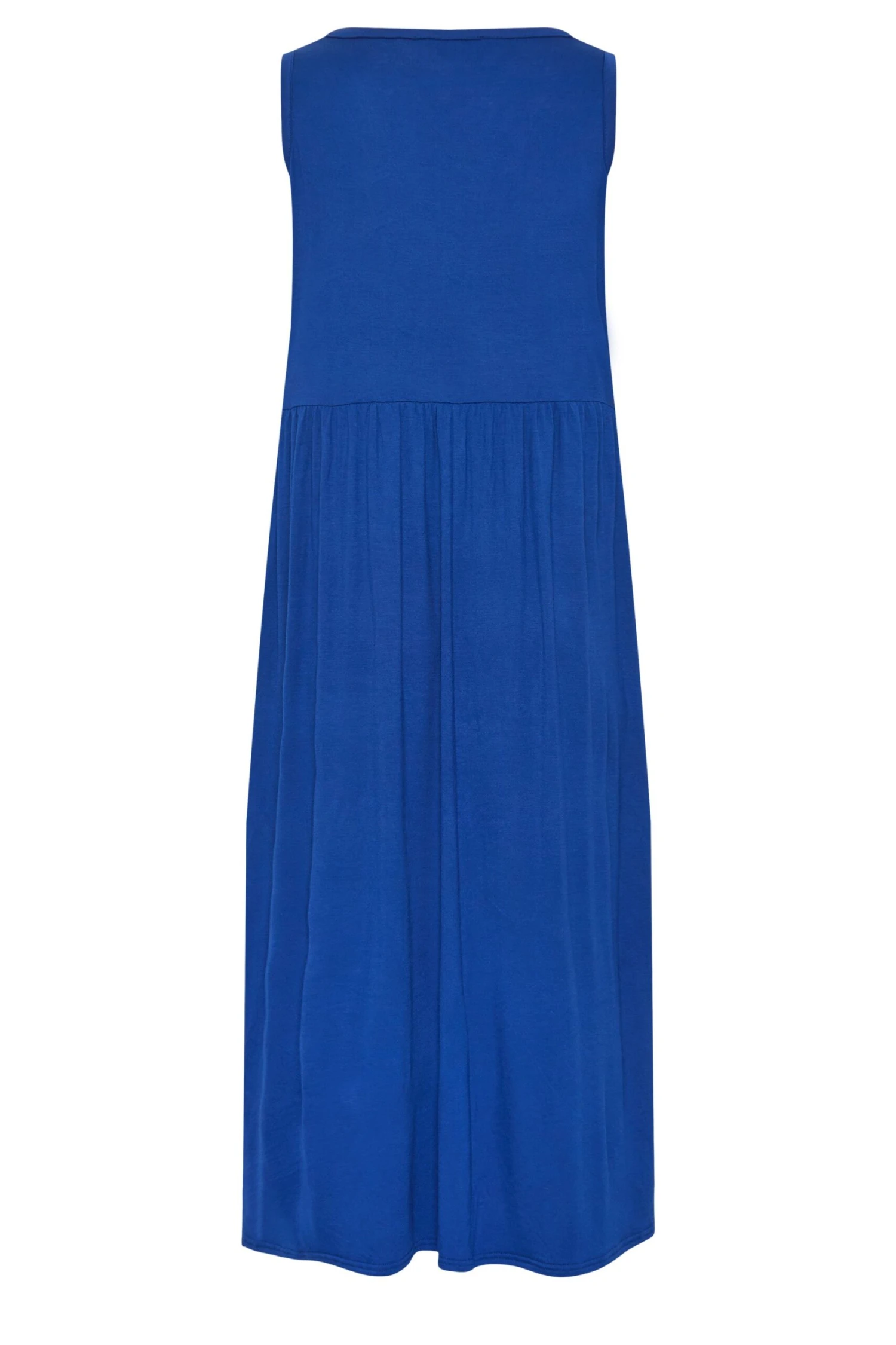 LIMITED COLLECTION Curve Cobalt Blue Placket Maxi Dress 8 LIMITED COLLECTION Curve Cobalt Blue Placket Maxi Dress - Image 6