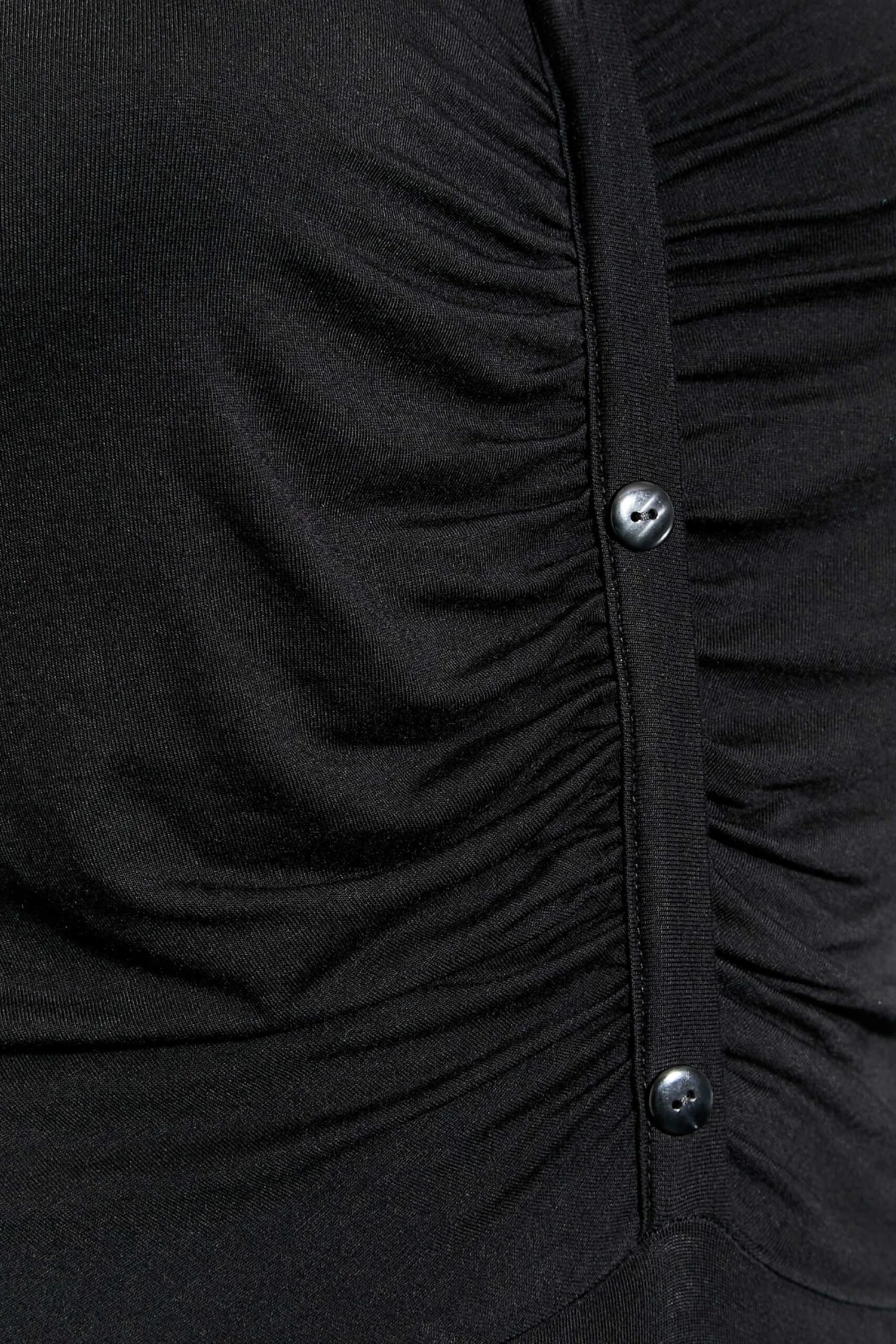 LIMITED COLLECTION Curve Black Ruched Front Bodysuit 6 LIMITED COLLECTION Curve Black Ruched Front Bodysuit - Image 4