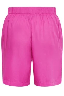 YOURS Curve Bright Pink Woven Shorts 12 YOURS Curve Bright Pink Woven Shorts -Plus Size Apparel Shop d6651994 9787 4c 144799 Y