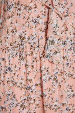 YOURS LONDON Curve Pink Floral Print Ruffle Maxi Dress 11 YOURS LONDON Curve Pink Floral Print Ruffle Maxi Dress -Plus Size Apparel Shop d6b57d93 77b6 4e 161125 S