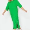 YOURS Curve Green Ribbed T-Shirt Dress -Plus Size Apparel Shop d7465550 249c 4d 137547 B