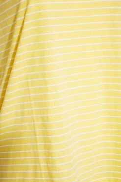 YOURS Curve Yellow Stripe Short Sleeve T-Shirt -Plus Size Apparel Shop d7596b1d 3b97 4d 191774 S