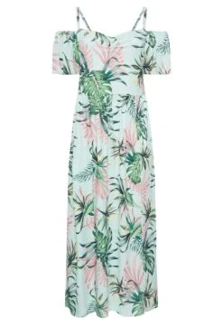 YOURS LONDON Curve Blue Tropical Print Maxi Dress -Plus Size Apparel Shop d7fb8fd0 6fa5 4f 162205 X