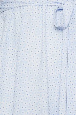 LIMITED COLLECTION Curve Blue Ditsy Floral Print Wrap Dress -Plus Size Apparel Shop d922e184 ce16 41 215606 Z