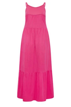 YOURS Curve Pink Maxi Sundress -Plus Size Apparel Shop e4308b5d 5722 4e 137357 Y
