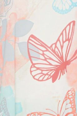 YOURS Curve White Butterfly Print T-Shirt -Plus Size Apparel Shop e68209db 2a67 47 302105 Z