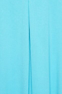YOURS Curve Aqua Blue Swing Vest Top -Plus Size Apparel Shop e7352564 18ac 44 320847 Z
