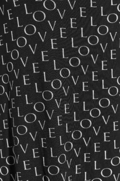 YOURS Curve Black 'Love' Print Cut Out Top 11 YOURS Curve Black 'Love' Print Cut Out Top -Plus Size Apparel Shop e89d5ff5 0ae7 4d 300978 Z