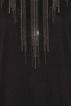 Curve Black Studded Neckline Top 11 Curve Black Studded Neckline Top -Plus Size Apparel Shop e8b01e7d 2a0b 4c 320415 Z
