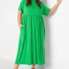 LIMITED COLLECTION Curve Green Throw On Maxi Dress -Plus Size Apparel Shop e8c149bd 05b9 45 214636 A