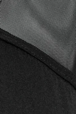 YOURS Curve Black Mesh Cut Out Swing Vest -Plus Size Apparel Shop e90fc1e4 c240 4c 320394 Z