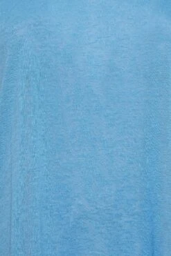 YOURS Curve Blue Linen Look T-Shirt 11 YOURS Curve Blue Linen Look T-Shirt -Plus Size Apparel Shop ee57d125 657c 4c 320654 Z