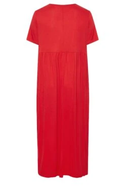LIMITED COLLECTION Curve Red Pocket Maxi Dress -Plus Size Apparel Shop eff5e048 2a0b 4f 215720 Y
