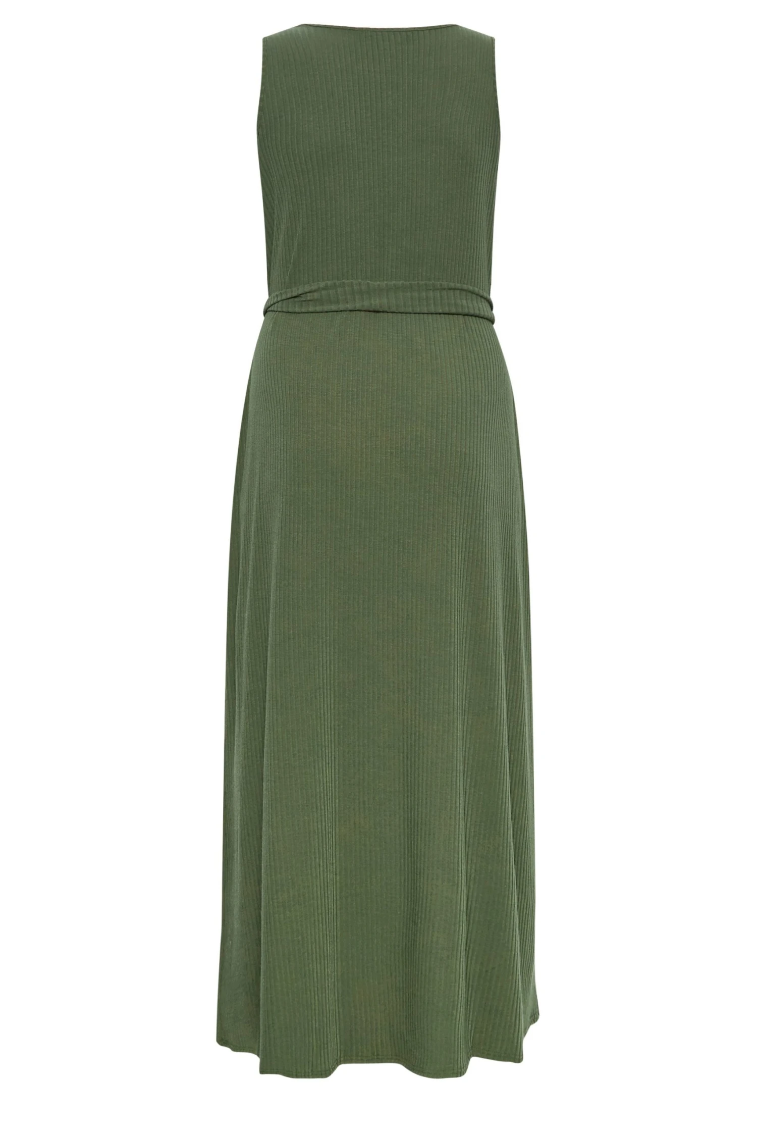 YOURS Curve Green Button Through Sleeveless Maxi Dress 8 YOURS Curve Green Button Through Sleeveless Maxi Dress - Image 6